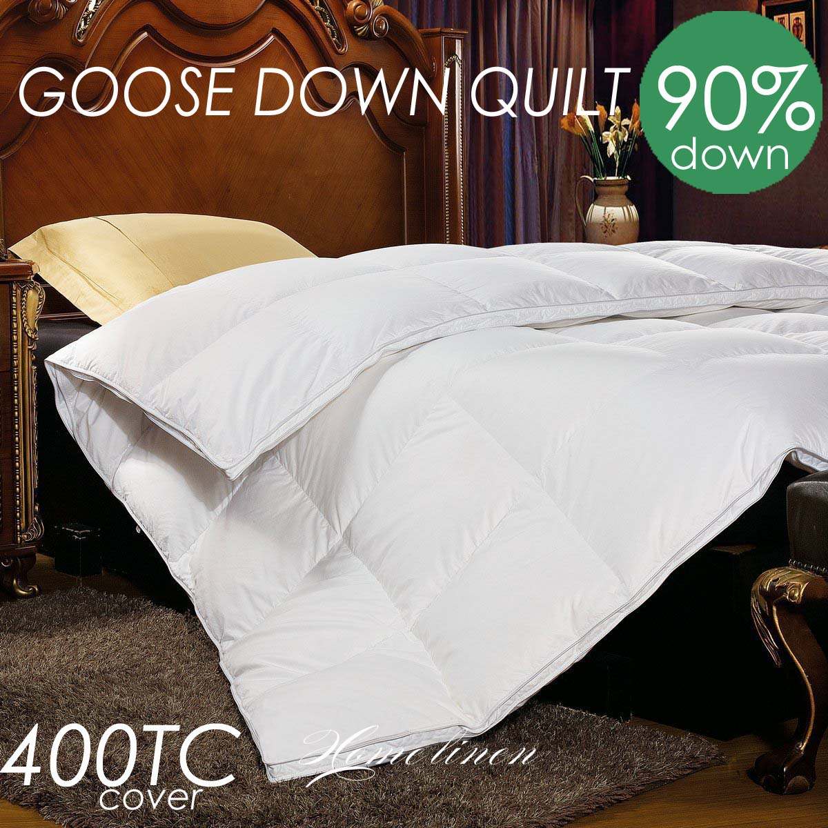 90-WHITE-GOOSE-DOWN-400TC-COVER-QUILT-DOONA-DUVET-6-BLKs-EXTREME-WARM-DOUBLE